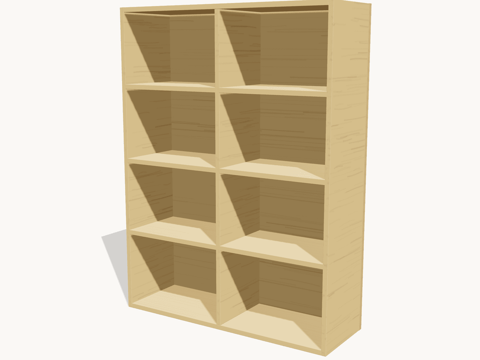 Garage Bookshelf — generated and rendered from the Vibecrafting engine