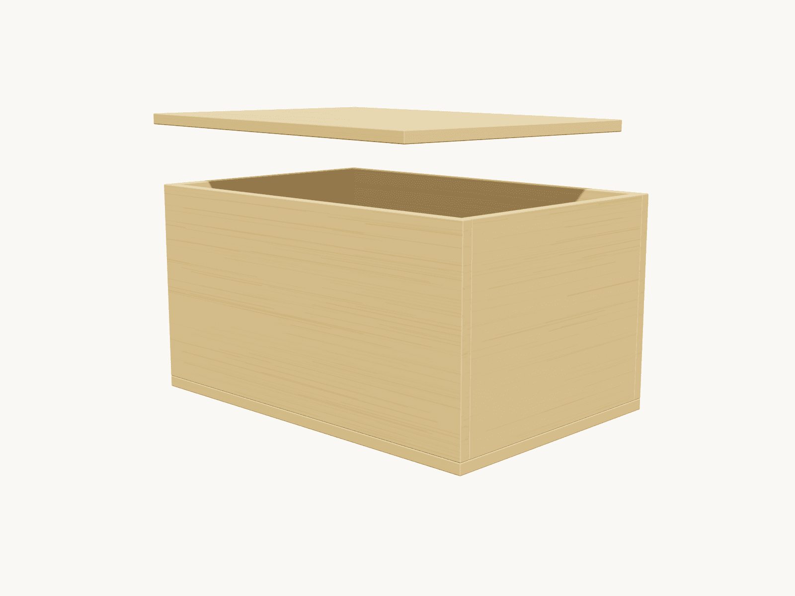 Storage Box — generated and rendered from the Vibecrafting engine
